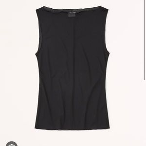 Abercrombie & Fitch Mesh Slash Shell Top